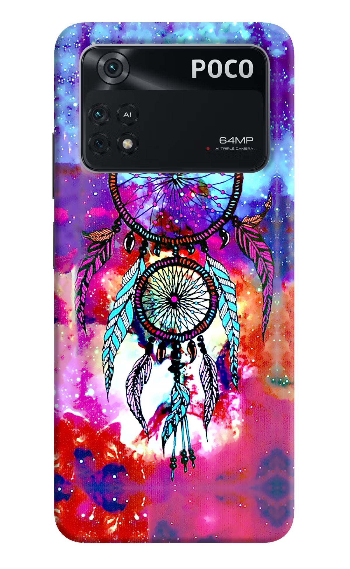 Dream Catcher Abstract Poco M4 Pro 4G Back Cover - Dream Catcher Abstract Poco M4 Pro 4G Back Cover Dream Catcher Abstract Poco M4 Pro 4G Back Cover