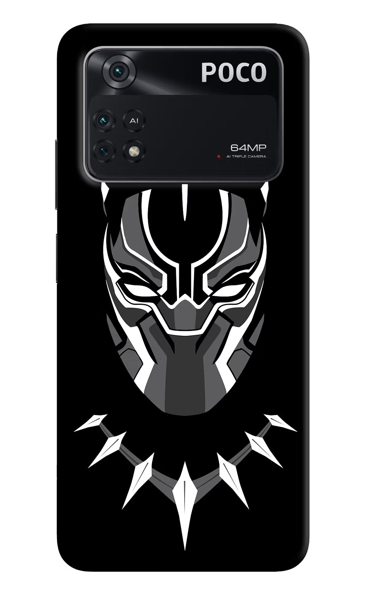 Black Panther Poco M4 Pro 4G Back Cover - Black Panther Poco M4 Pro 4G Back Cover Black Panther Poco M4 Pro 4G Back Cover
