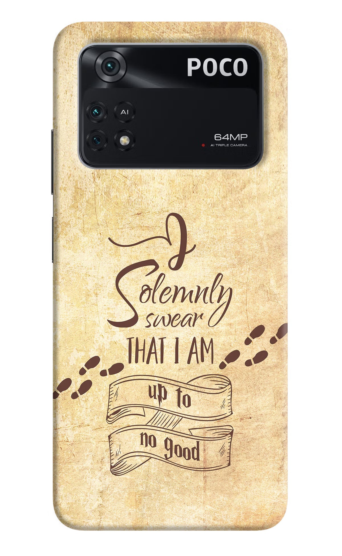 I Solemnly swear that i up to no good Poco M4 Pro 4G Back Cover - I Solemnly swear that i up to no good Poco M4 Pro 4G Back Cover I Solemnly swear that i up to no good Poco M4 Pro 4G Back Cover