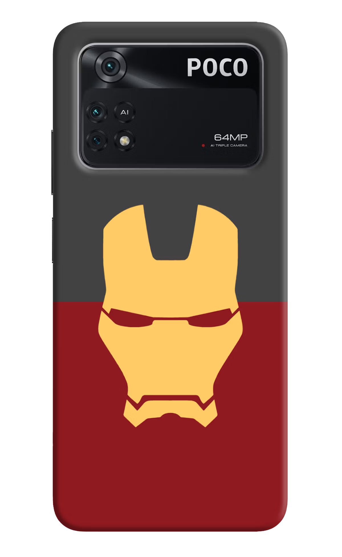 Ironman Poco M4 Pro 4G Back Cover - Ironman Poco M4 Pro 4G Back Cover Ironman Poco M4 Pro 4G Back Cover