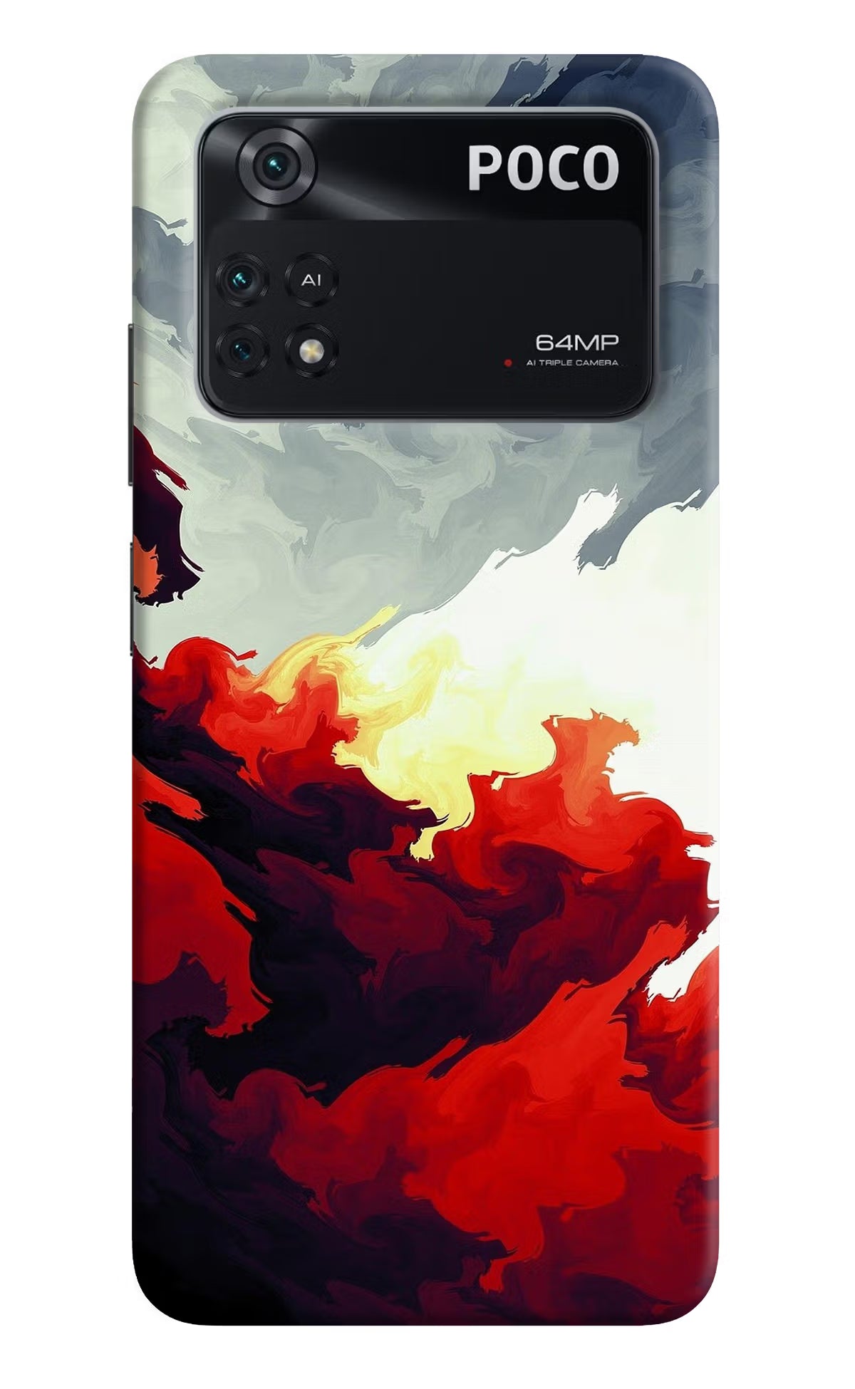 Fire Cloud Poco M4 Pro 4G Back Cover - Fire Cloud Poco M4 Pro 4G Back Cover Fire Cloud Poco M4 Pro 4G Back Cover