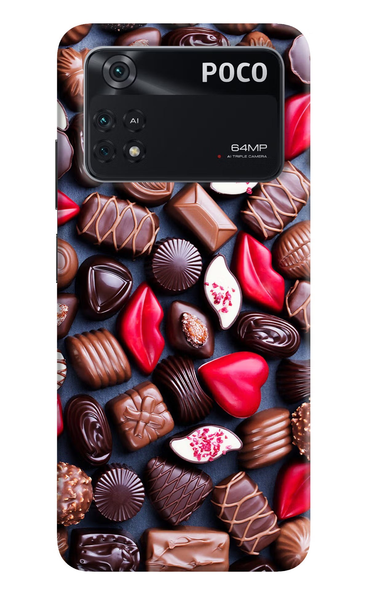 Chocolates Poco M4 Pro 4G Back Cover - Chocolates Poco M4 Pro 4G Back Cover Chocolates Poco M4 Pro 4G Back Cover
