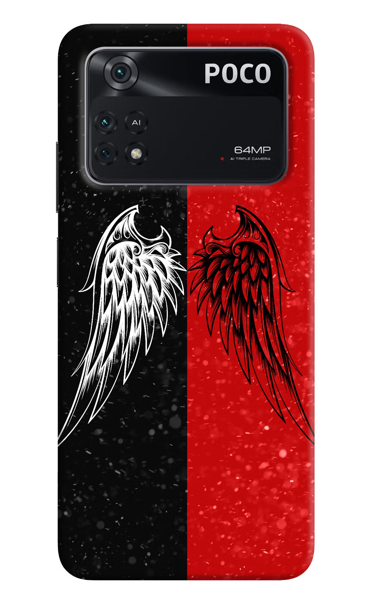 Wings Poco M4 Pro 4G Back Cover - Wings Poco M4 Pro 4G Back Cover Wings Poco M4 Pro 4G Back Cover