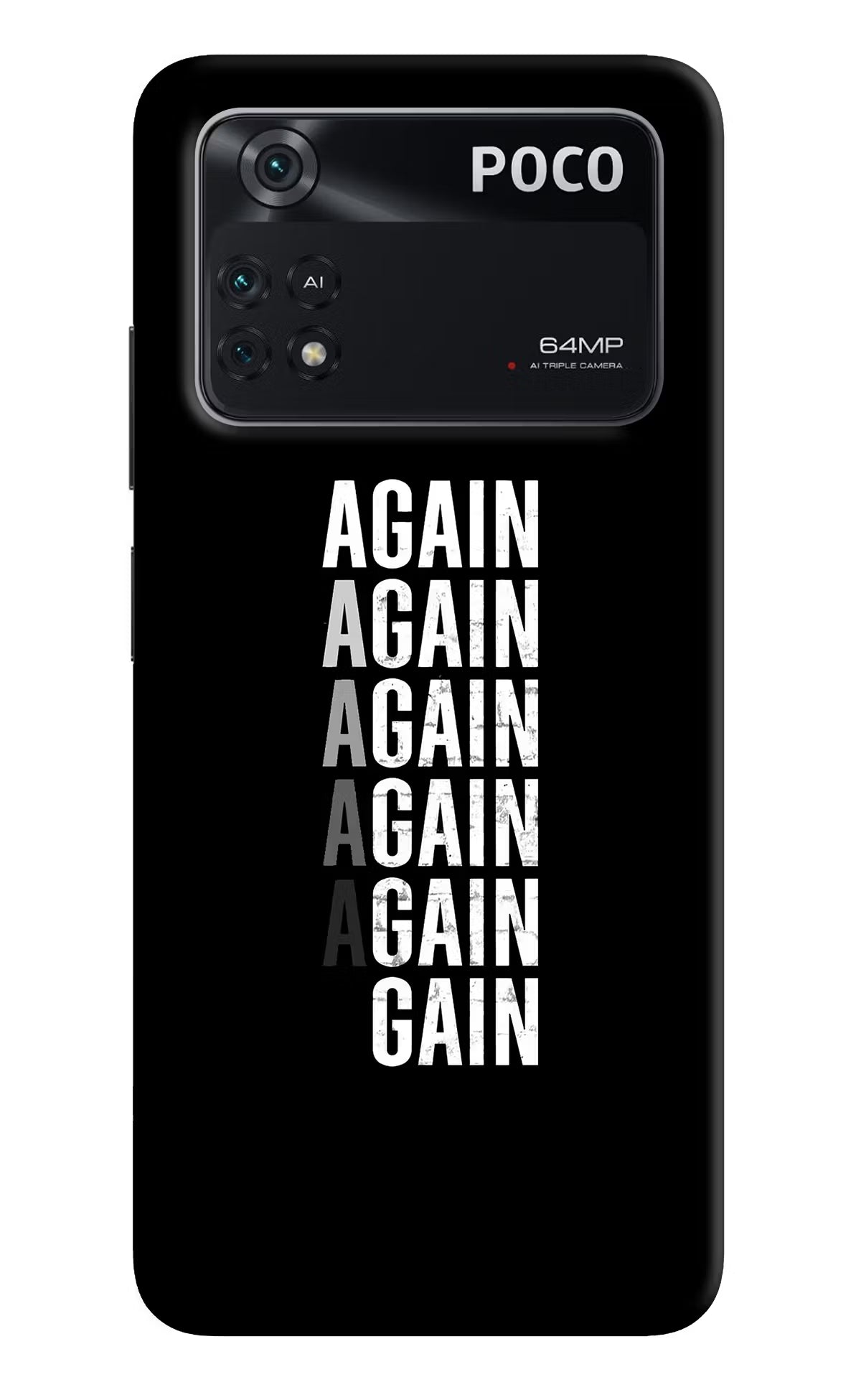 Again Again Gain Poco M4 Pro 4G Back Cover - Again Again Gain Poco M4 Pro 4G Back Cover Again Again Gain Poco M4 Pro 4G Back Cover