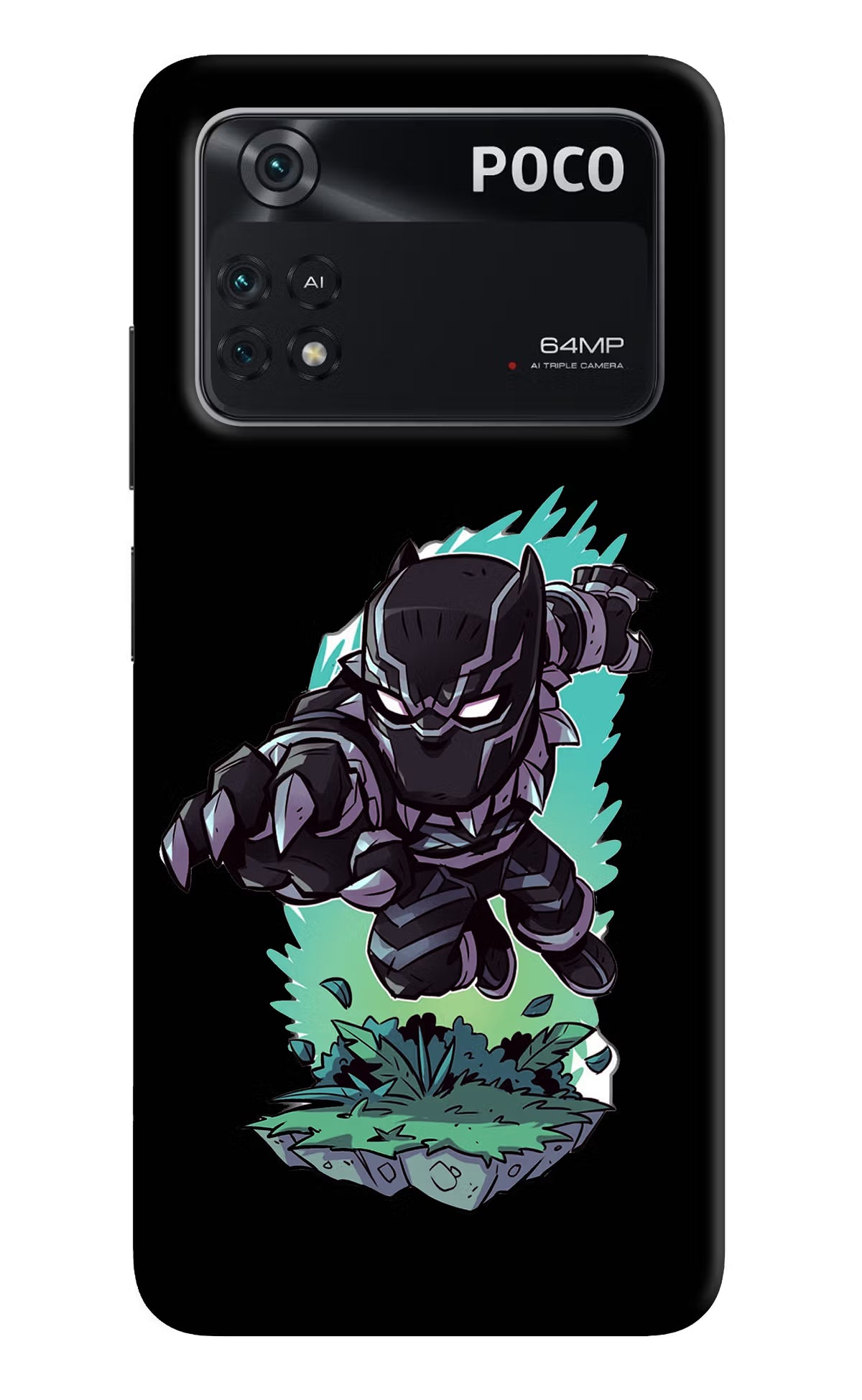 Black Panther Poco M4 Pro 4G Back Cover - Black Panther Poco M4 Pro 4G Back Cover Black Panther Poco M4 Pro 4G Back Cover