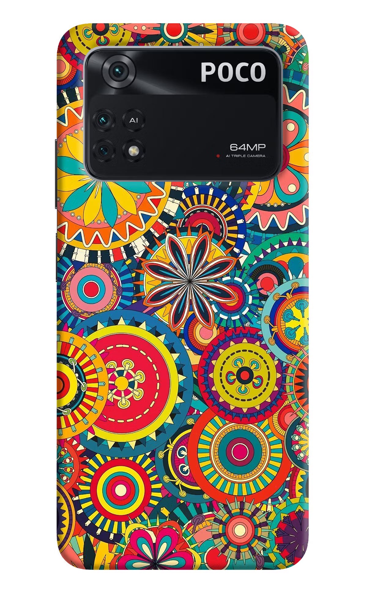 Gol Gol Art Poco M4 Pro 4G Back Cover - Gol Gol Art Poco M4 Pro 4G Back Cover Gol Gol Art Poco M4 Pro 4G Back Cover