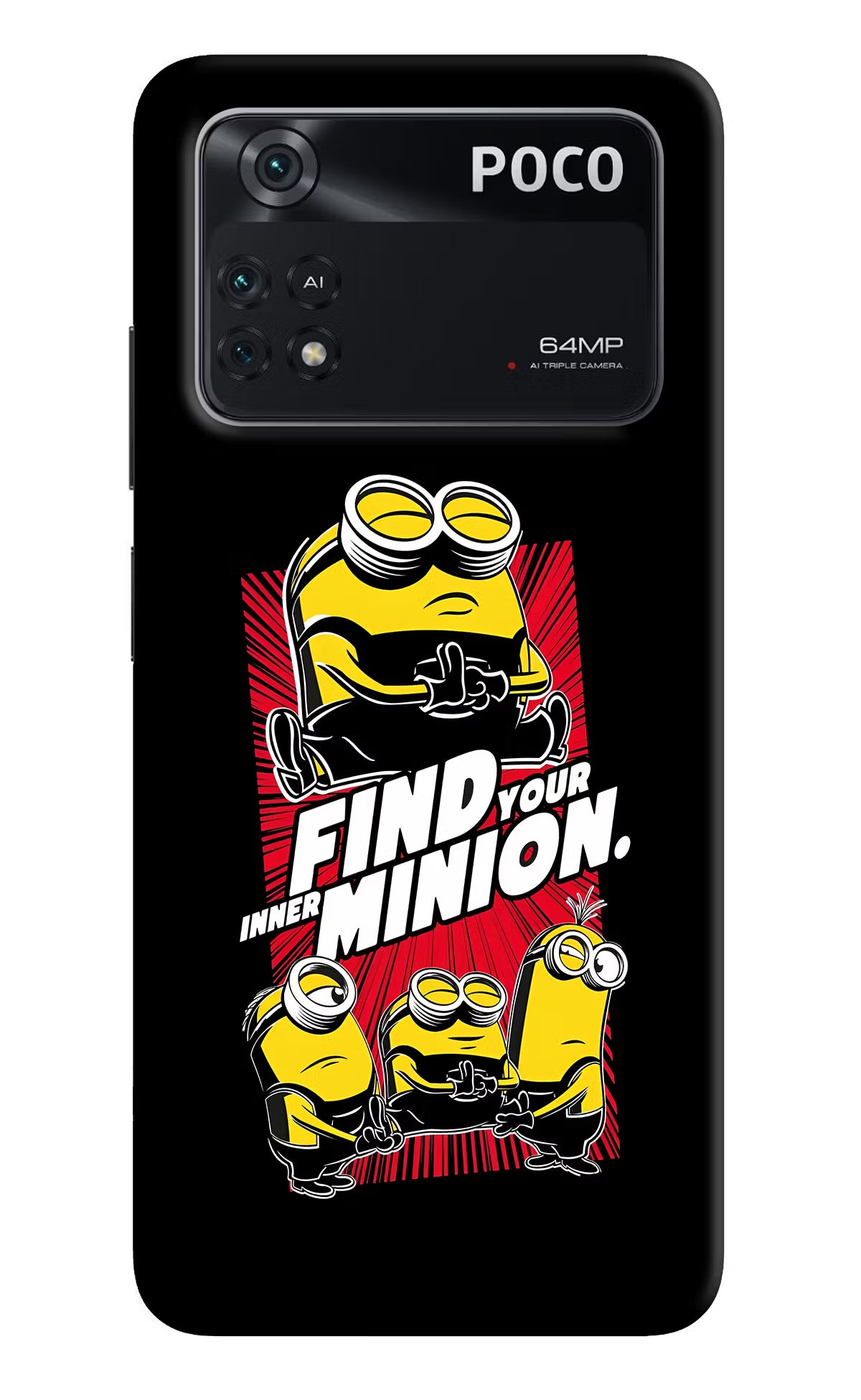 Find your inner Minion Poco M4 Pro 4G Back Cover - Find your inner Minion Poco M4 Pro 4G Back Cover Find your inner Minion Poco M4 Pro 4G Back Cover