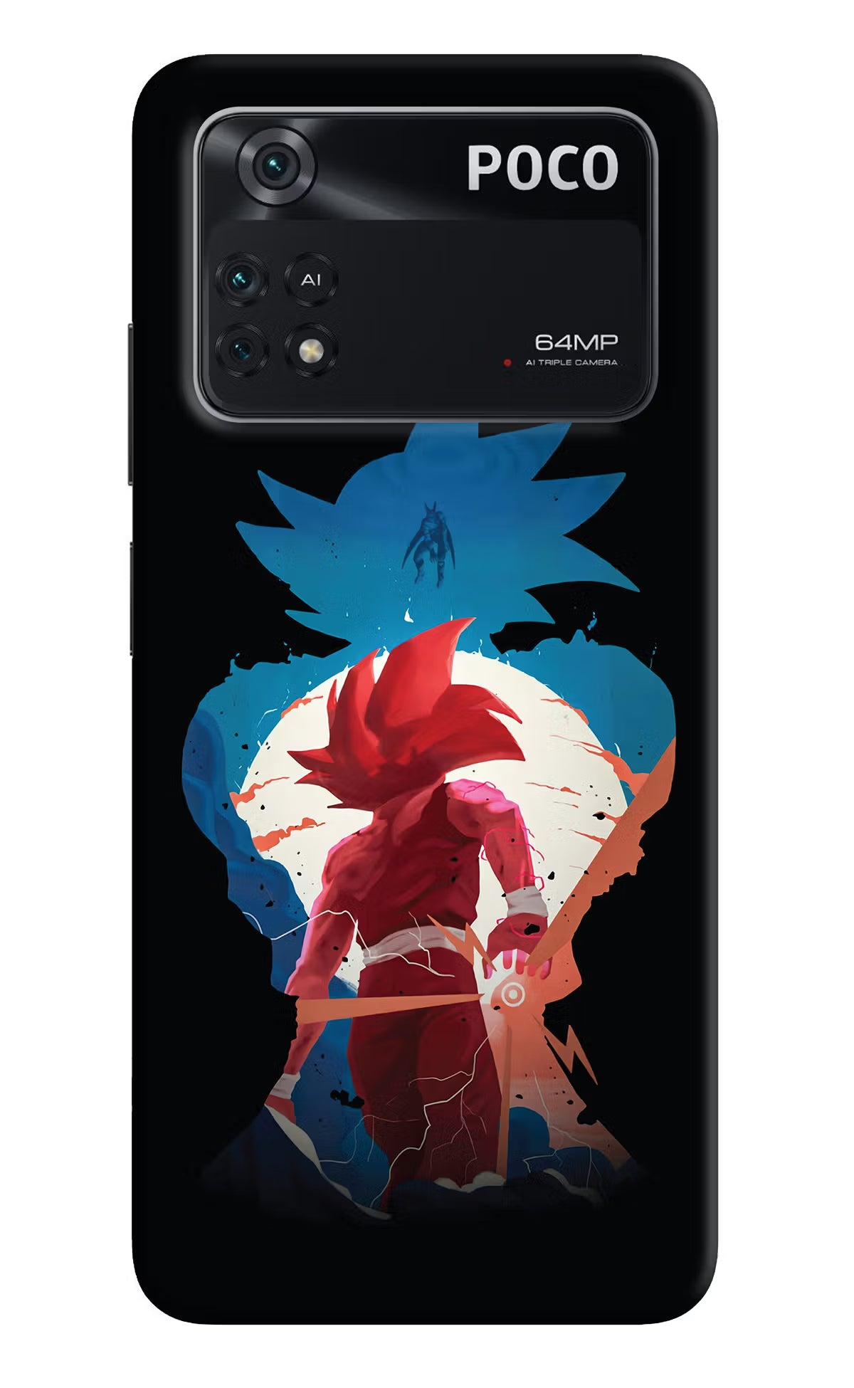 Goku Poco M4 Pro 4G Back Cover - Goku Poco M4 Pro 4G Back Cover Goku Poco M4 Pro 4G Back Cover