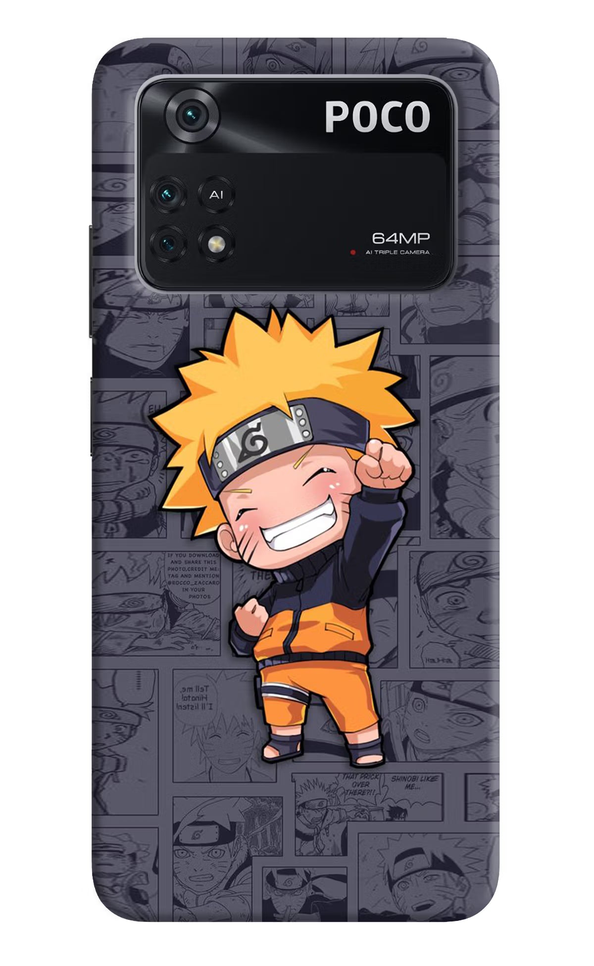 Chota Naruto Poco M4 Pro 4G Back Cover - Chota Naruto Poco M4 Pro 4G Back Cover Chota Naruto Poco M4 Pro 4G Back Cover