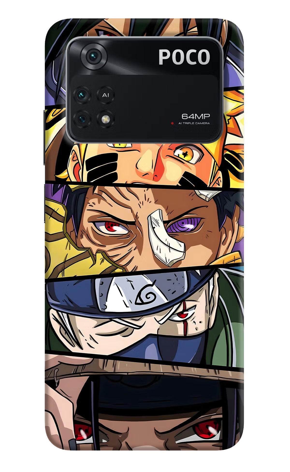 Naruto Character Poco M4 Pro 4G Back Cover - Naruto Character Poco M4 Pro 4G Back Cover Naruto Character Poco M4 Pro 4G Back Cover