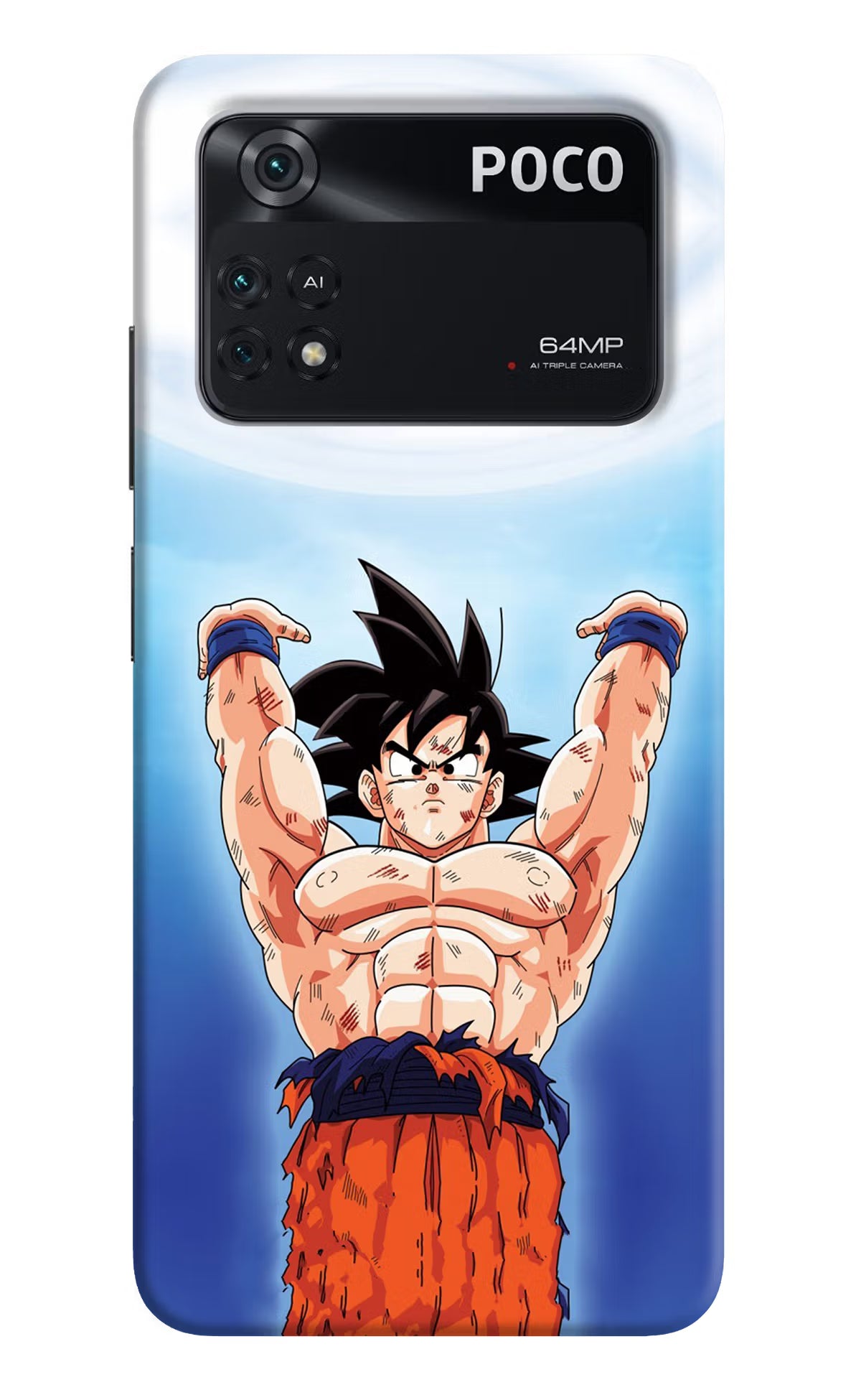 Goku Power Poco M4 Pro 4G Back Cover - Goku Power Poco M4 Pro 4G Back Cover Goku Power Poco M4 Pro 4G Back Cover