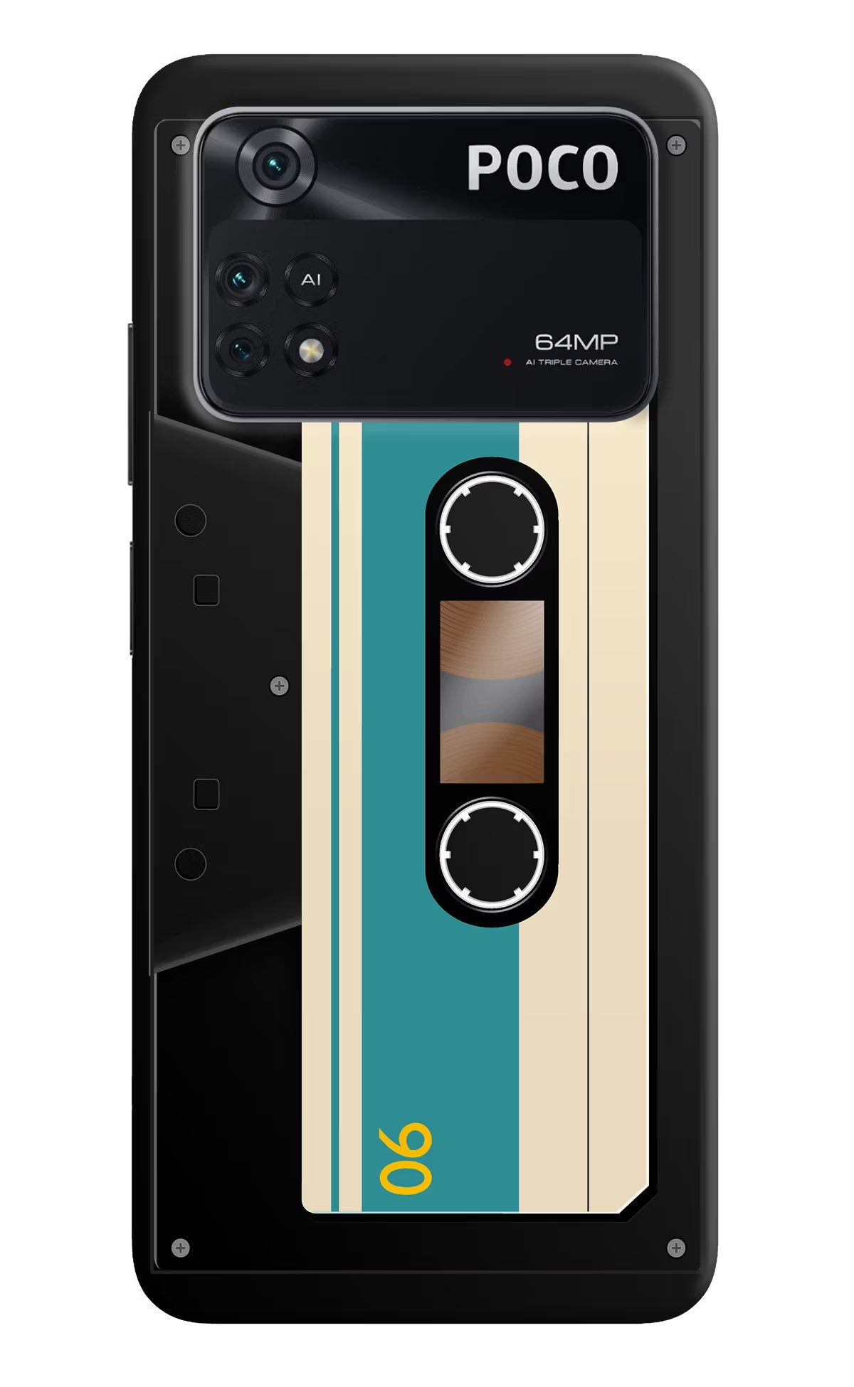 Cassette Poco M4 Pro 4G Back Cover - Cassette Poco M4 Pro 4G Back Cover Cassette Poco M4 Pro 4G Back Cover