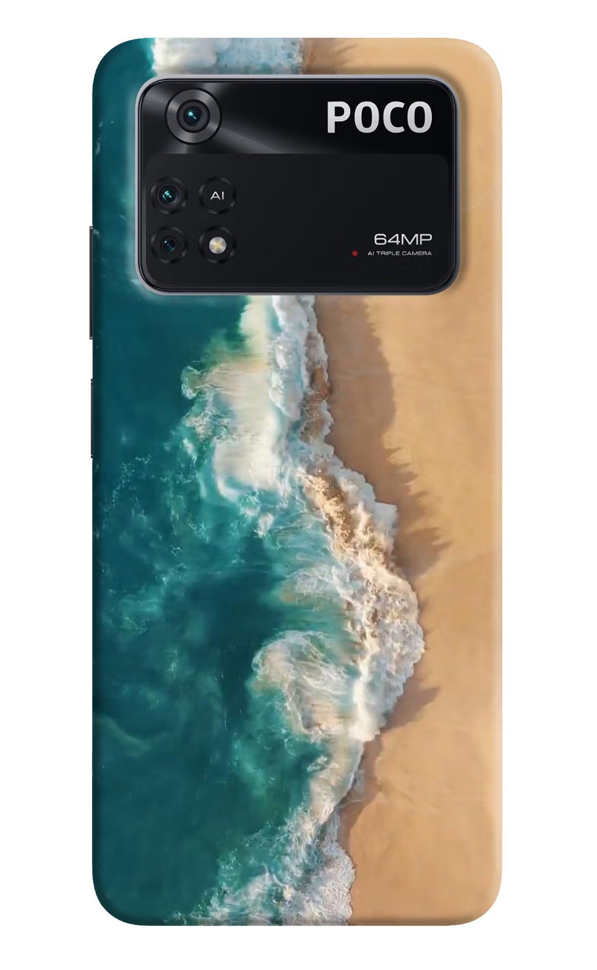 Ocean Beach Poco M4 Pro 4G Back Cover - Ocean Beach Poco M4 Pro 4G Back Cover Ocean Beach Poco M4 Pro 4G Back Cover