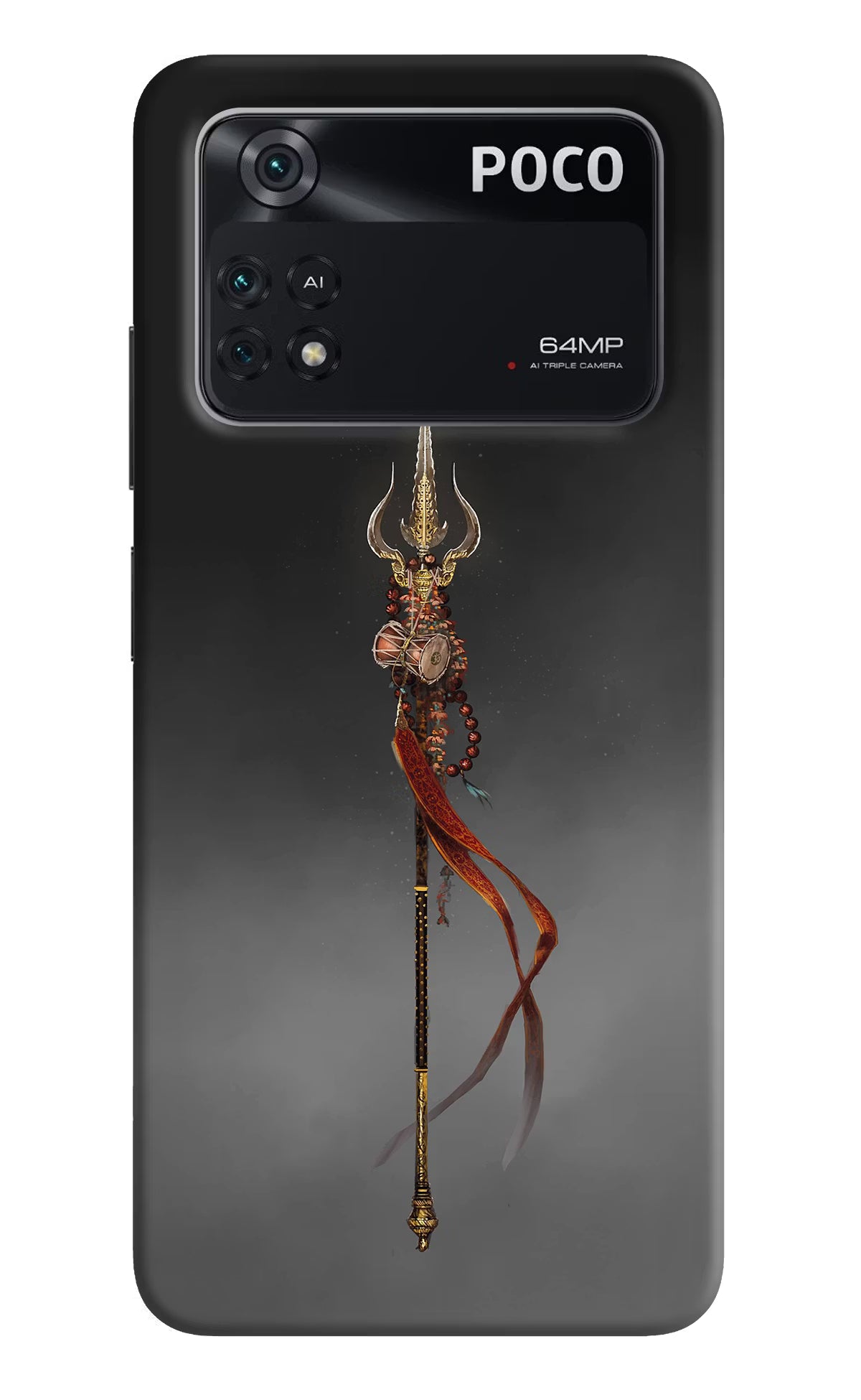 Shiv Trishul Poco M4 Pro 4G Back Cover - Shiv Trishul Poco M4 Pro 4G Back Cover Shiv Trishul Poco M4 Pro 4G Back Cover