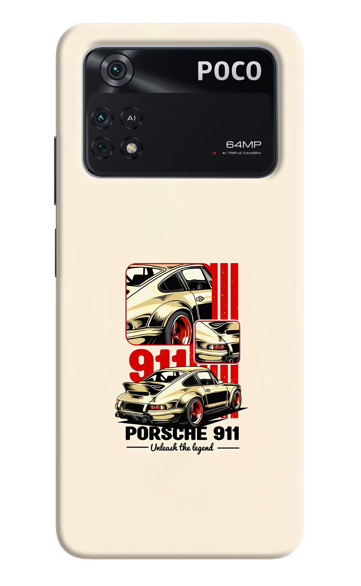 Classic Porsche 911 Poco M4 Pro 4G Back Cover
