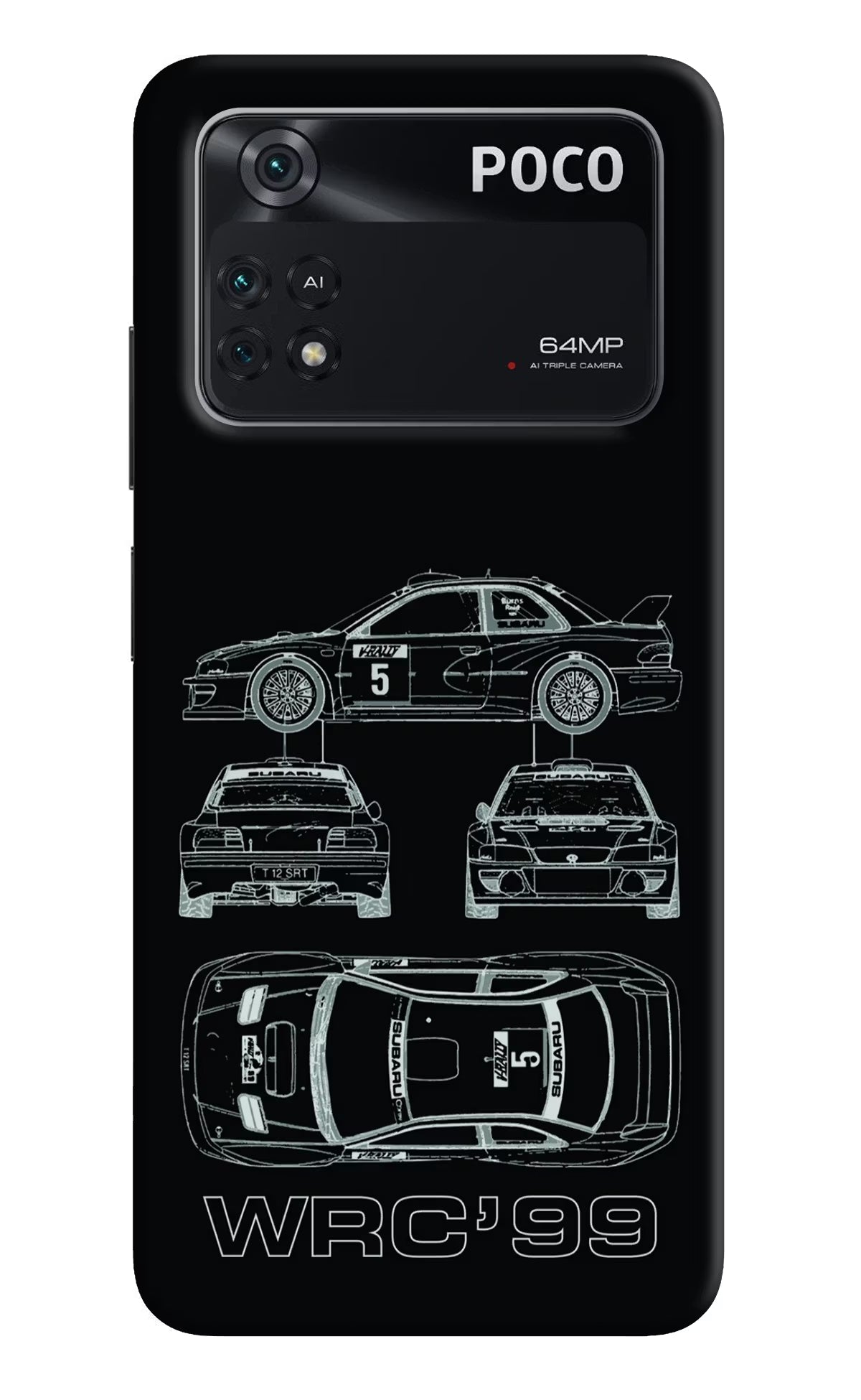 WRC'99 Poco M4 Pro 4G Back Cover