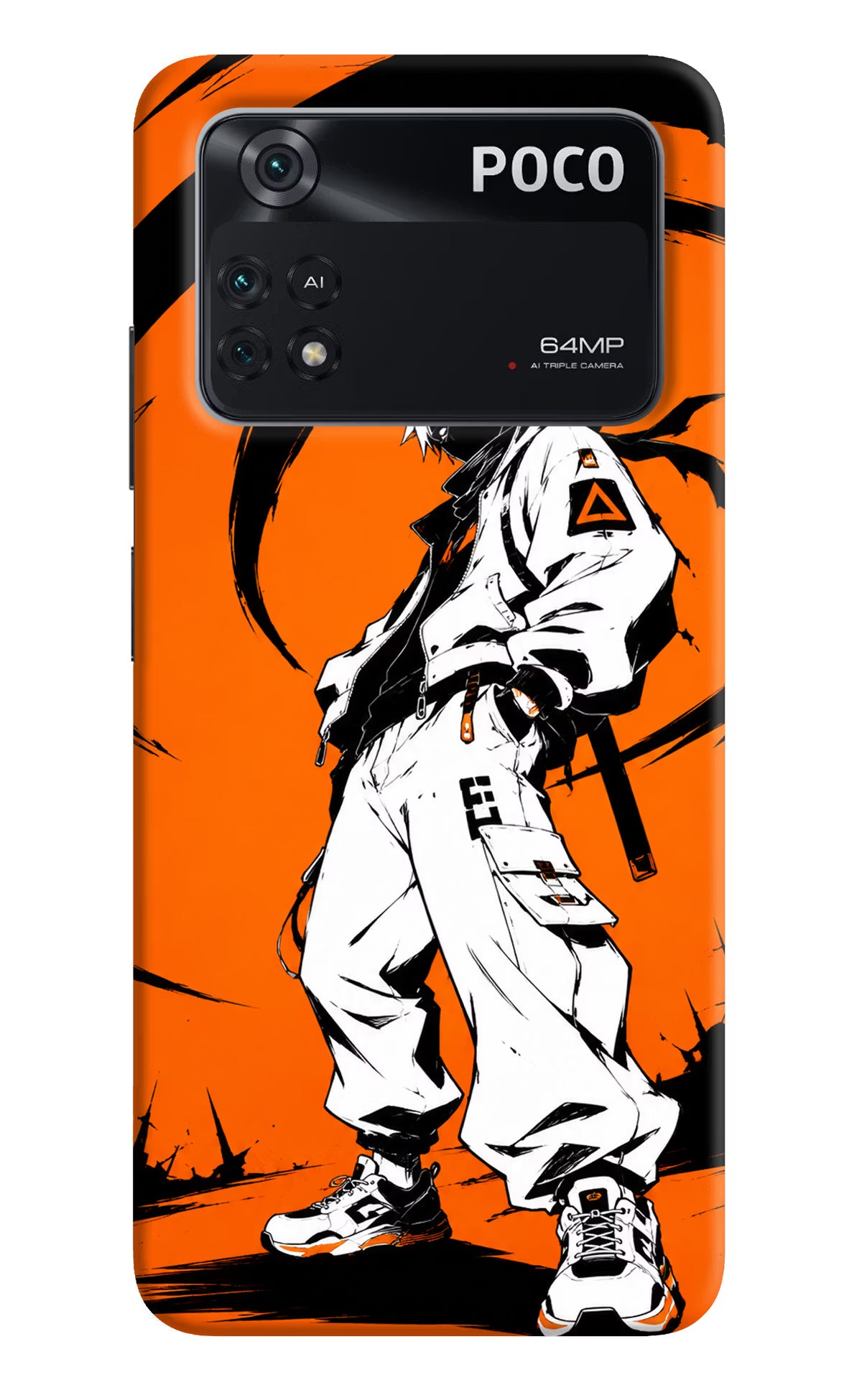 Street Samurai Poco M4 Pro 4G Back Cover - Street Samurai Poco M4 Pro 4G Back Cover Street Samurai Poco M4 Pro 4G Back Cover