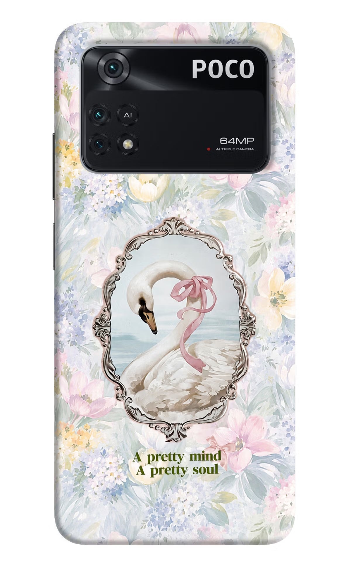 Pretty Mind Pretty Soul Poco M4 Pro 4G Back Cover - Pretty Mind Pretty Soul Poco M4 Pro 4G Back Cover Pretty Mind Pretty Soul Poco M4 Pro 4G Back Cover