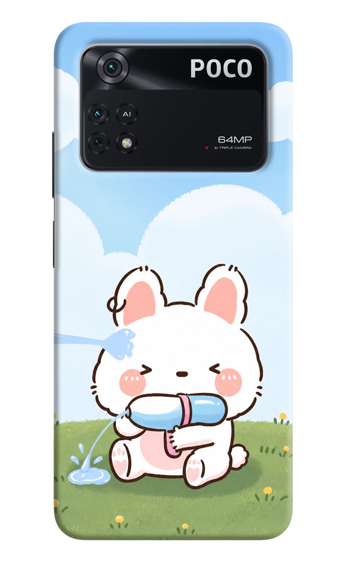 Bunny Treat Poco M4 Pro 4G Back Cover - Bunny Treat Poco M4 Pro 4G Back Cover Bunny Treat Poco M4 Pro 4G Back Cover