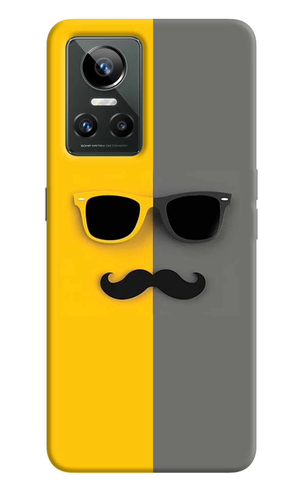 Sunglasses with Mustache Realme GT Neo 3 Back Cover