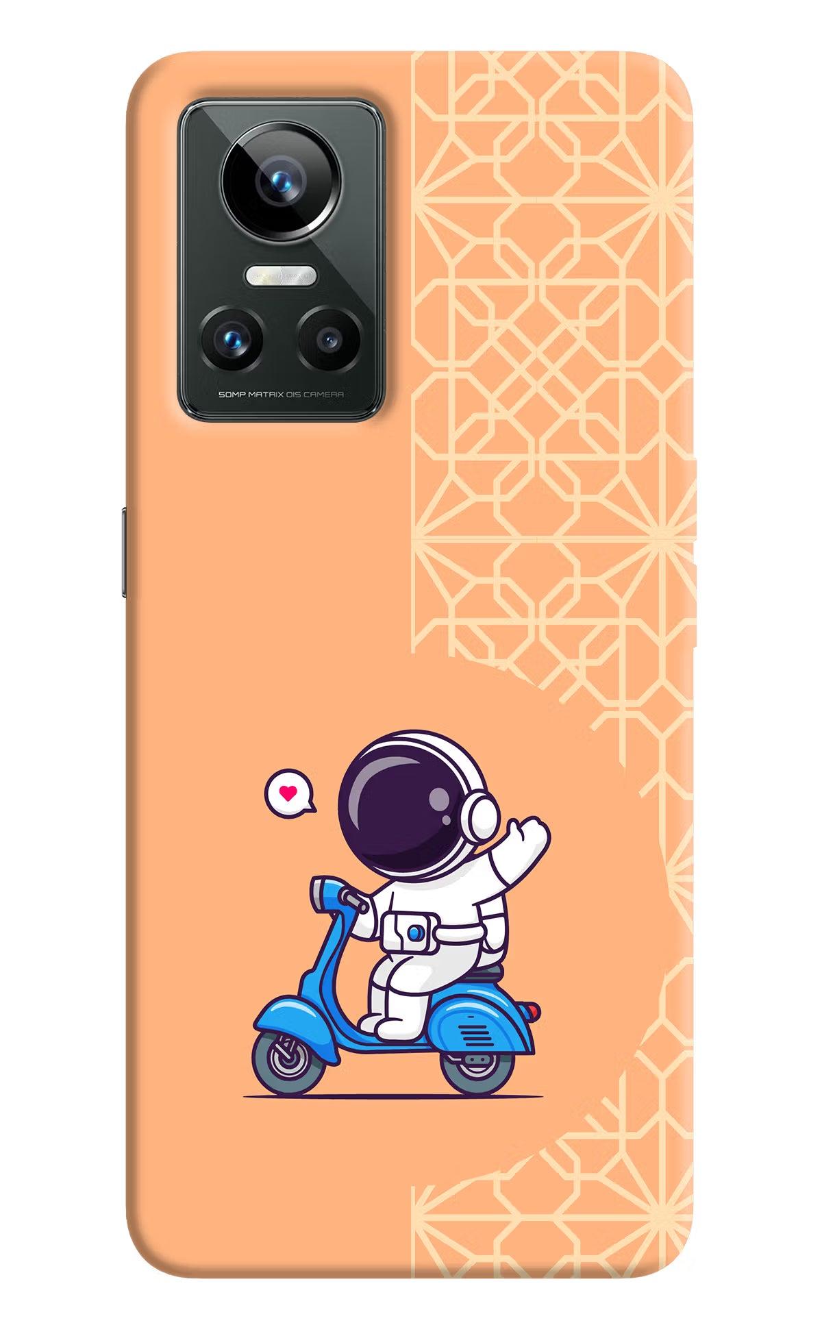Cute Astronaut Riding Realme GT Neo 3 Back Cover