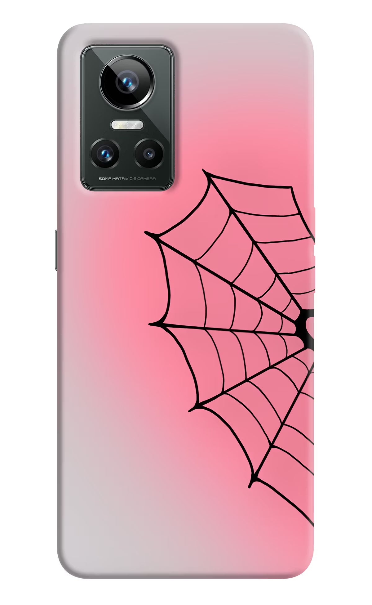 Pink Web Realme GT Neo 3 Back Cover - Pink Web Realme GT Neo 3 Back Cover Pink Web Realme GT Neo 3 Back Cover
