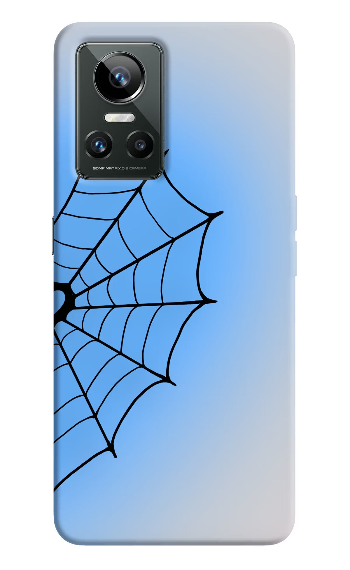 Blue Web Realme GT Neo 3 Back Cover - Blue Web Realme GT Neo 3 Back Cover Blue Web Realme GT Neo 3 Back Cover