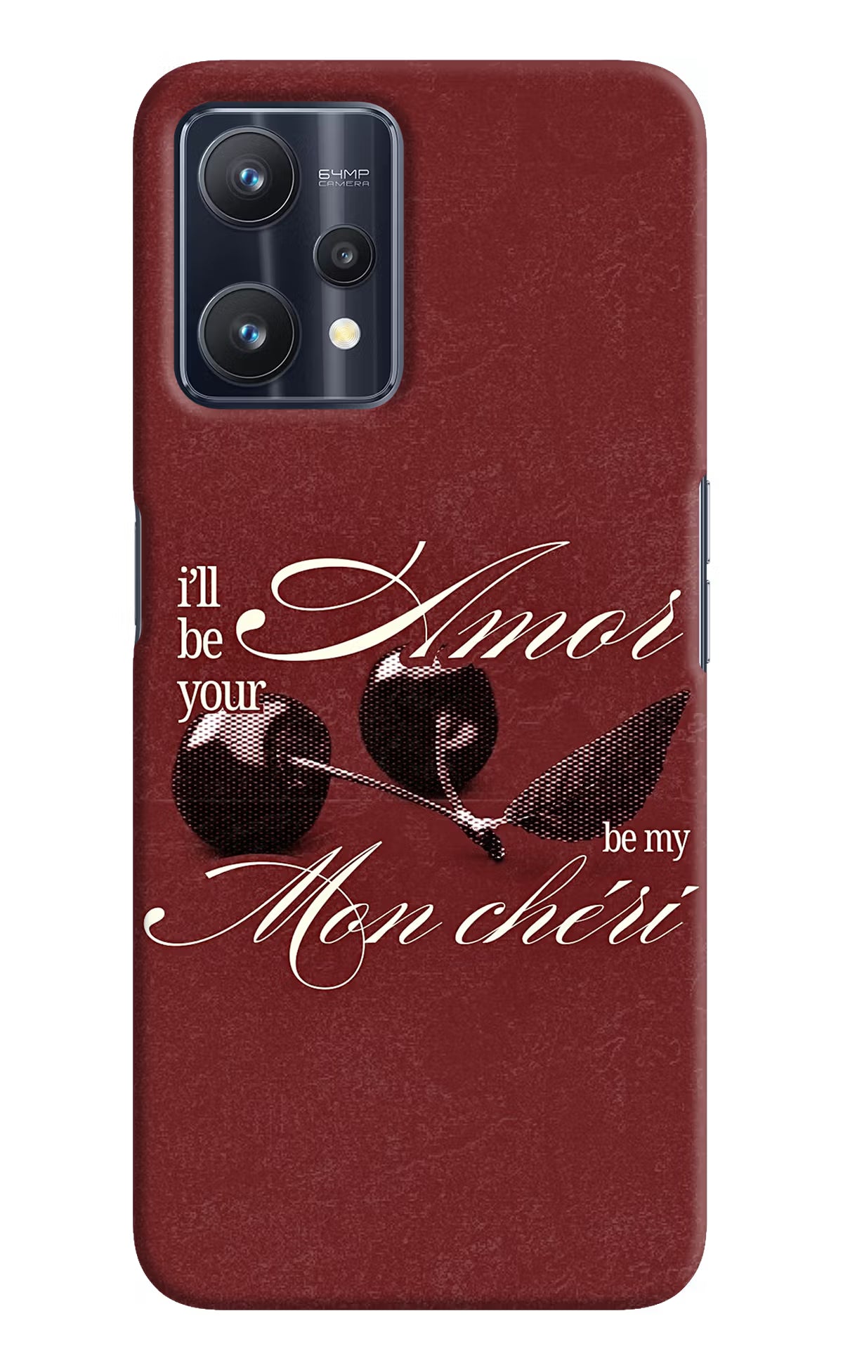 Velvet Cherry Realme 9 Pro 5G Back Cover - Velvet Cherry Realme 9 Pro 5G Back Cover Velvet Cherry Realme 9 Pro 5G Back Cover