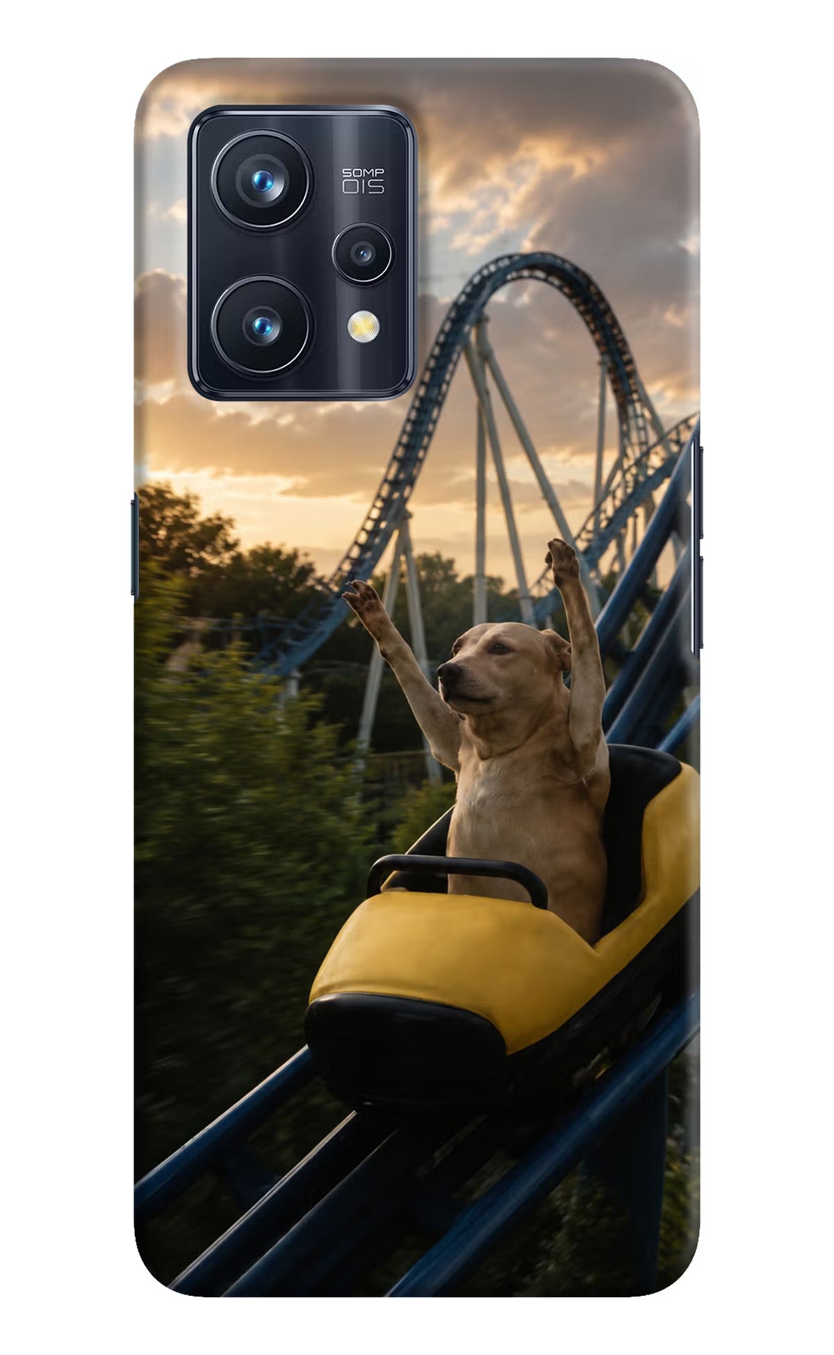Rollercoaster Dog Realme 9 Pro+ 5G Back Cover - Rollercoaster Dog Realme 9 Pro+ 5G Back Cover Rollercoaster Dog Realme 9 Pro+ 5G Back Cover