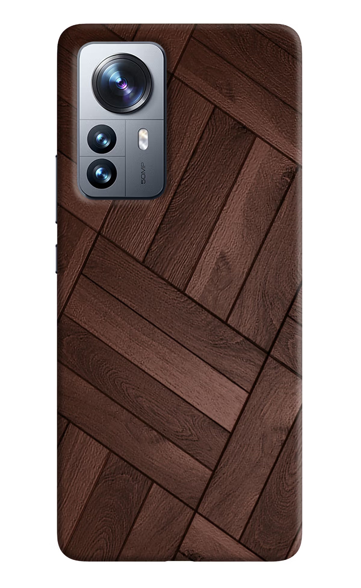 Wooden Texture Design Mi 12 Pro 5G Back Cover
