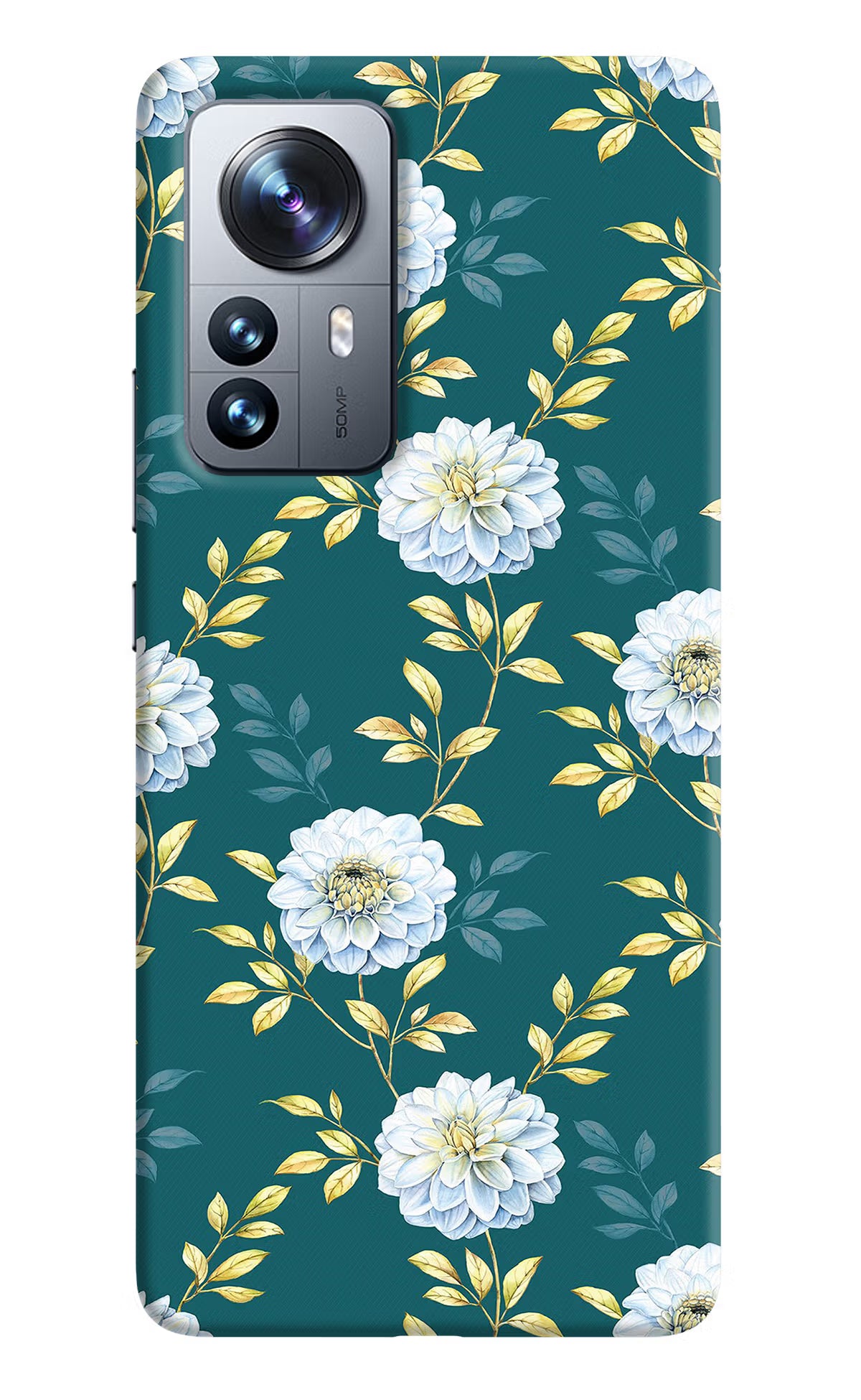 Flowers Mi 12 Pro 5G Back Cover