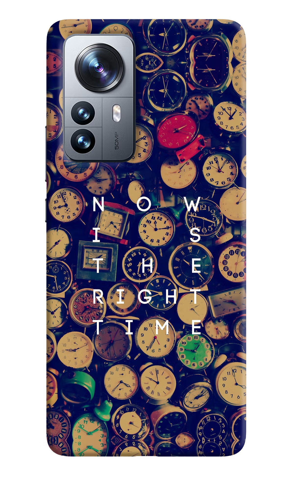 Now is the Right Time Quote Mi 12 Pro 5G Back Cover