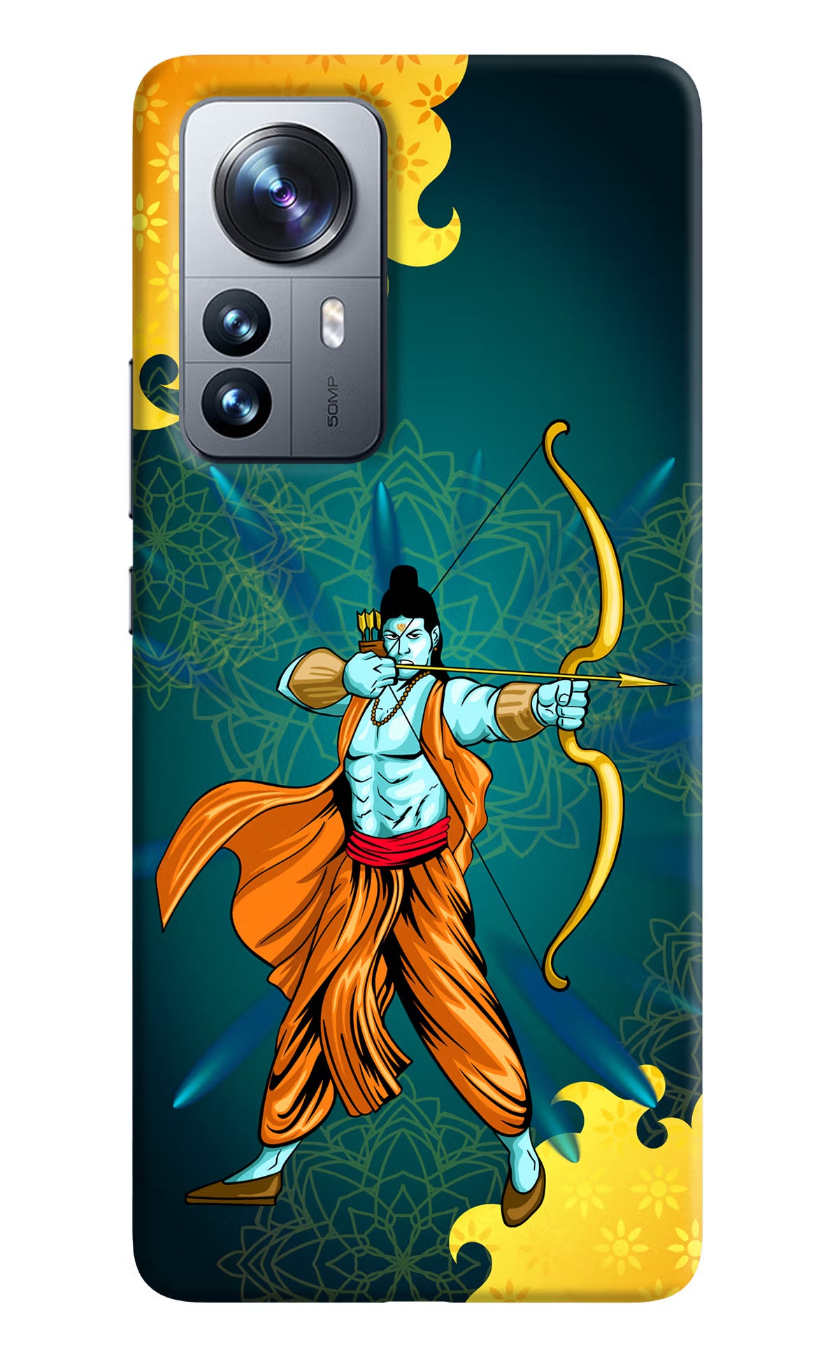 Lord Ram - 6 Mi 12 Pro 5G Back Cover