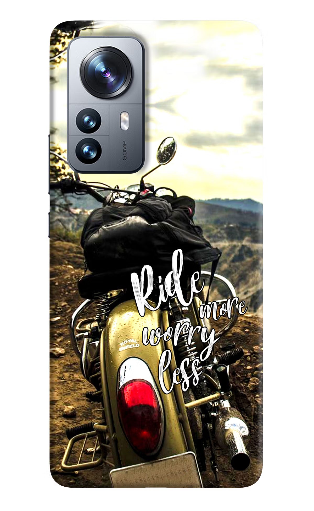 Ride More Worry Less Mi 12 Pro 5G Back Cover