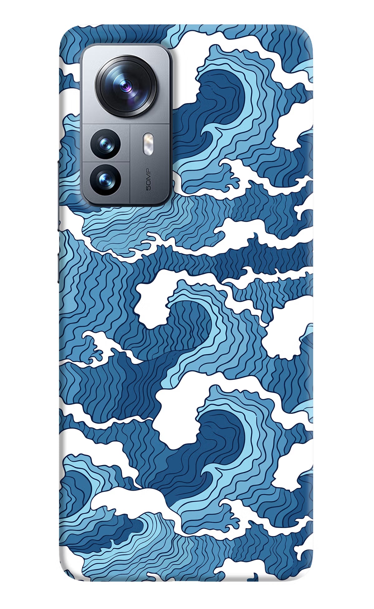 Blue Waves Mi 12 Pro 5G Back Cover