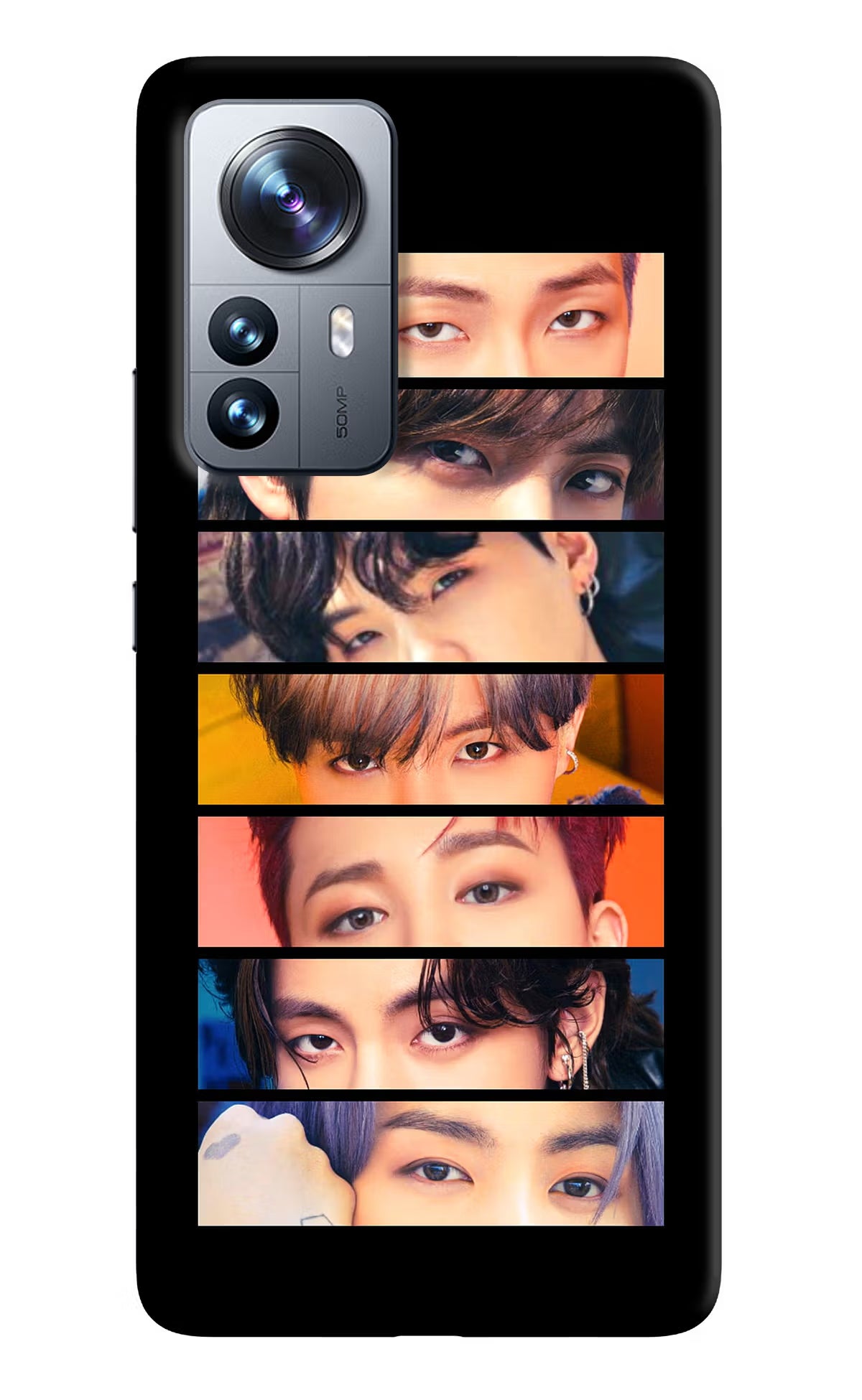 BTS Eyes Mi 12 Pro 5G Back Cover