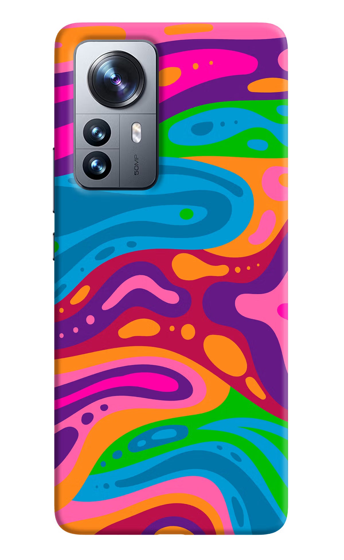 Trippy Pattern Mi 12 Pro 5G Back Cover