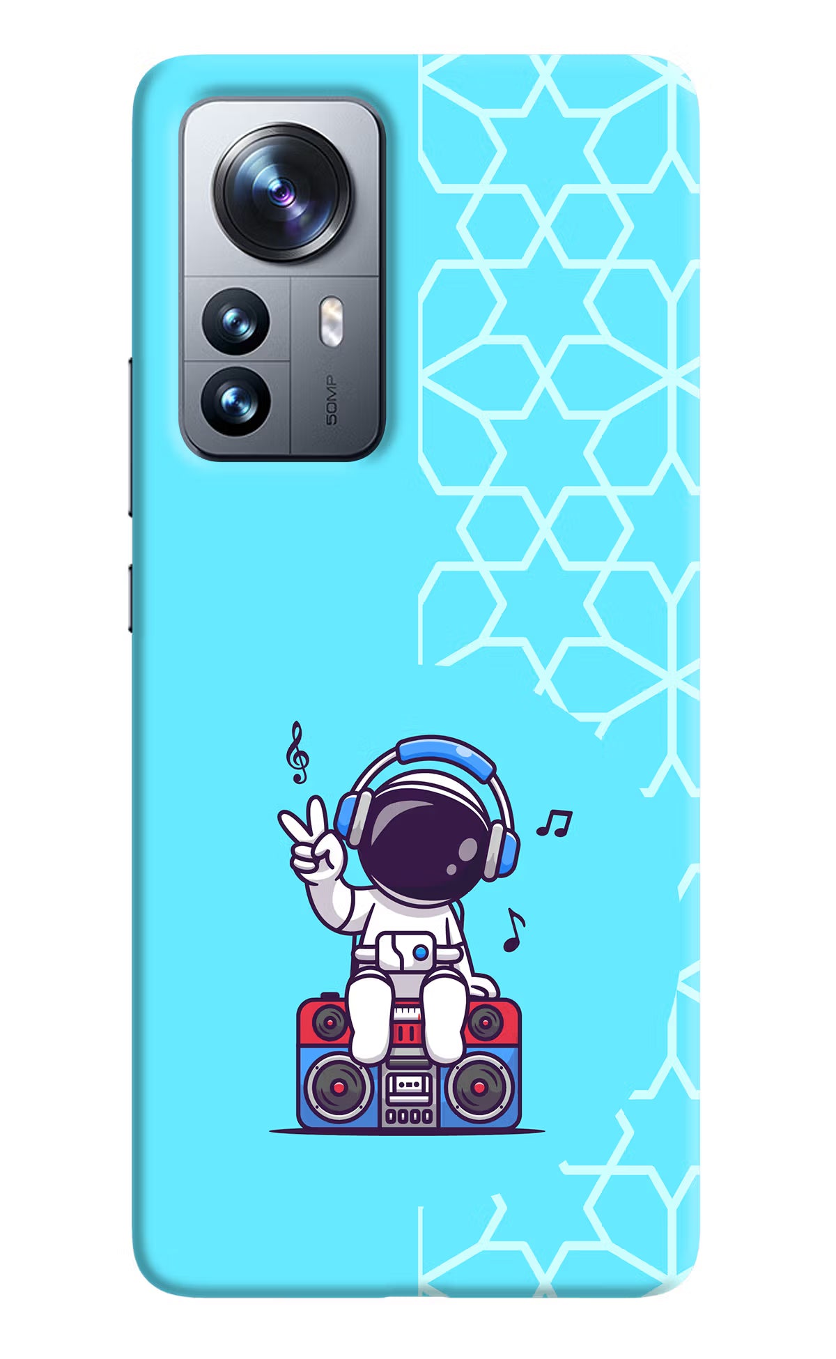 Cute Astronaut Chilling Mi 12 Pro 5G Back Cover