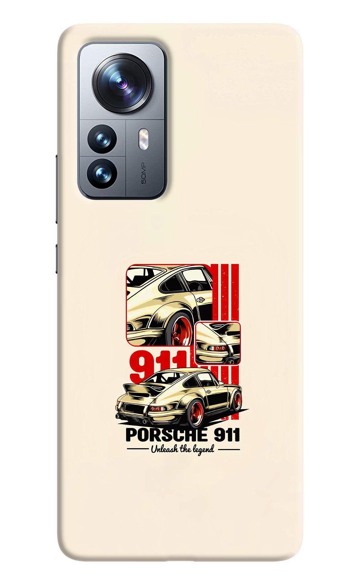 Classic Porsche 911 Mi 12 Pro 5G Back Cover