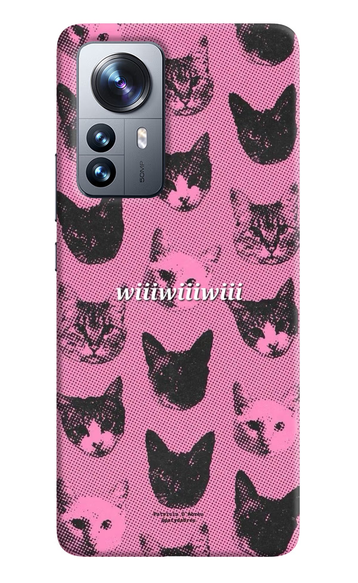Pink Cats Mi 12 Pro 5G Back Cover - Pink Cats Mi 12 Pro 5G Back Cover Pink Cats Mi 12 Pro 5G Back Cover