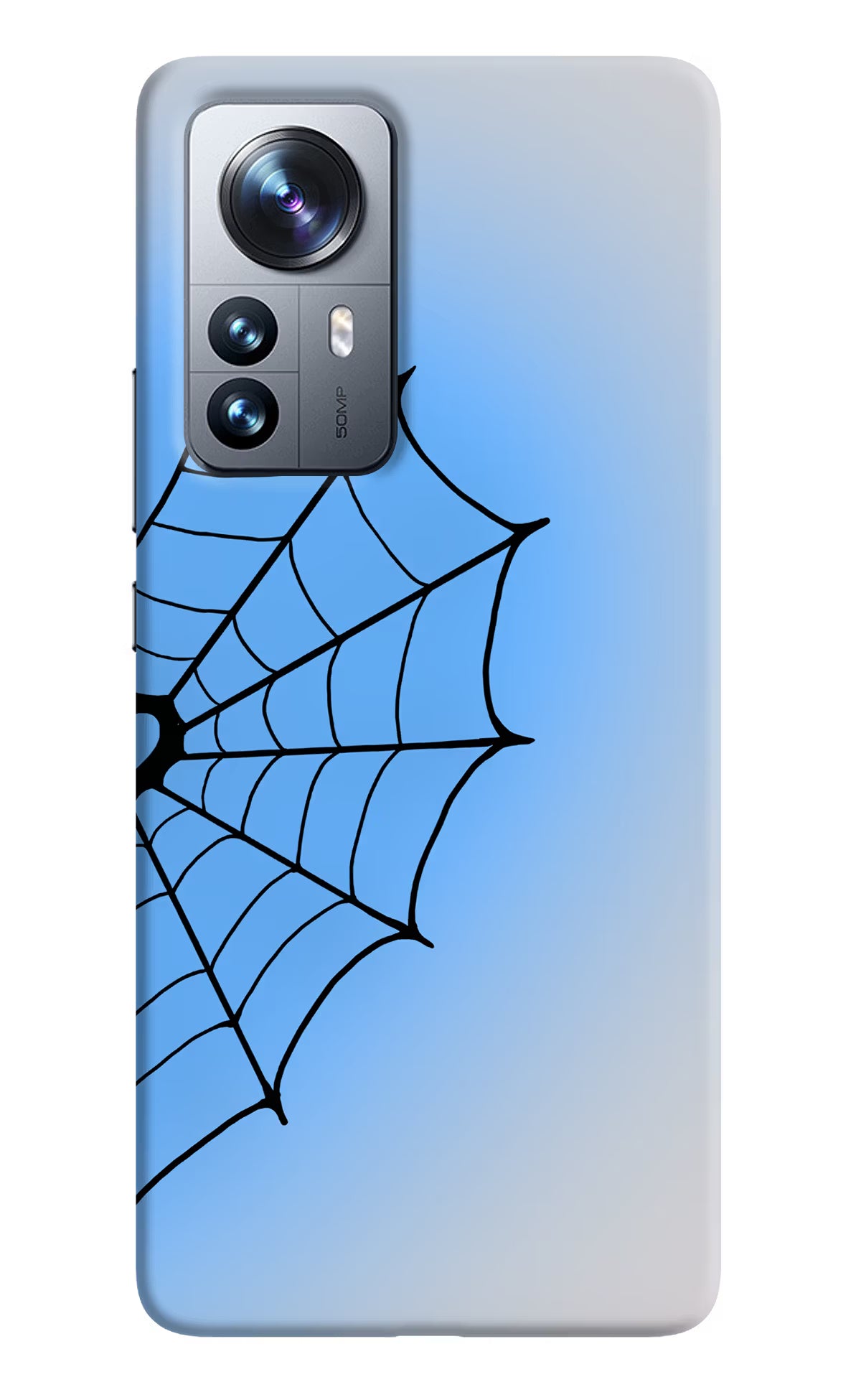 Blue Web Mi 12 Pro 5G Back Cover - Blue Web Mi 12 Pro 5G Back Cover Blue Web Mi 12 Pro 5G Back Cover