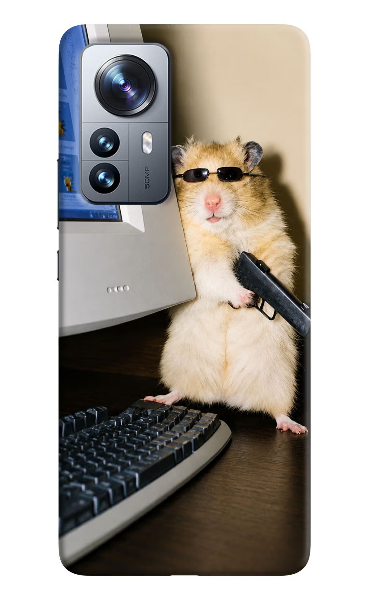 Hacker Hamster Mi 12 Pro 5G Back Cover - Hacker Hamster Mi 12 Pro 5G Back Cover Hacker Hamster Mi 12 Pro 5G Back Cover