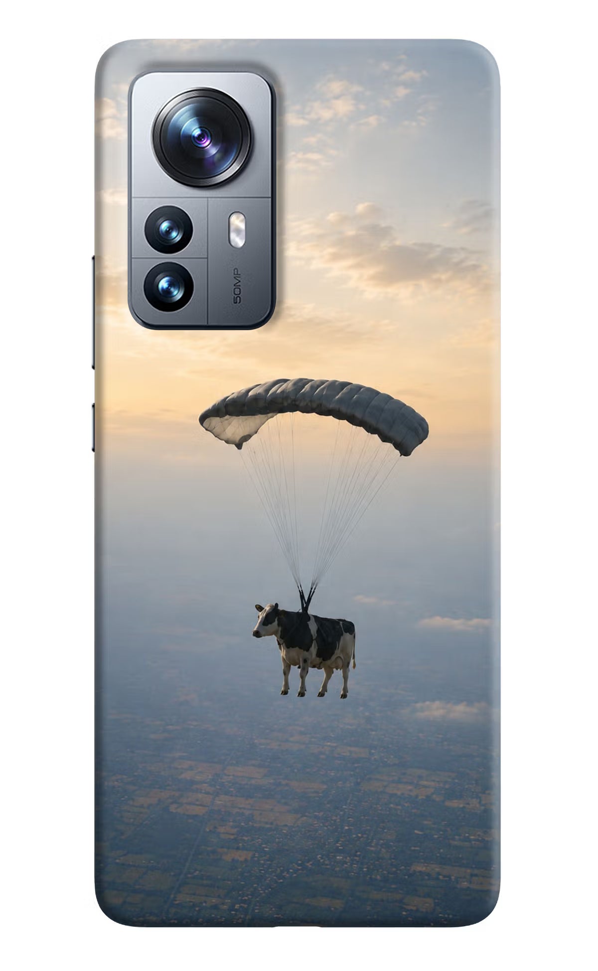 Skydiving Cow Mi 12 Pro 5G Back Cover - Skydiving Cow Mi 12 Pro 5G Back Cover Skydiving Cow Mi 12 Pro 5G Back Cover