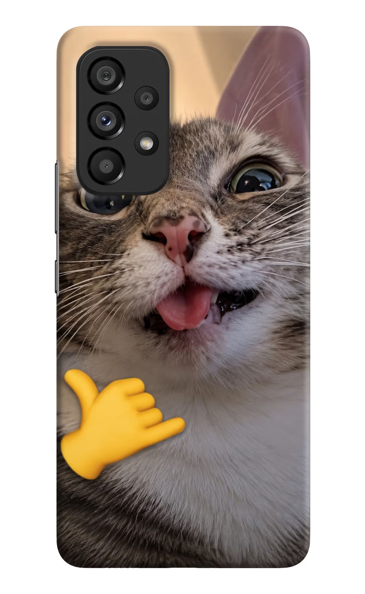 Silly Cat Call Samsung A53 5G Back Cover - Silly Cat Call Samsung A53 5G Back Cover Silly Cat Call Samsung A53 5G Back Cover