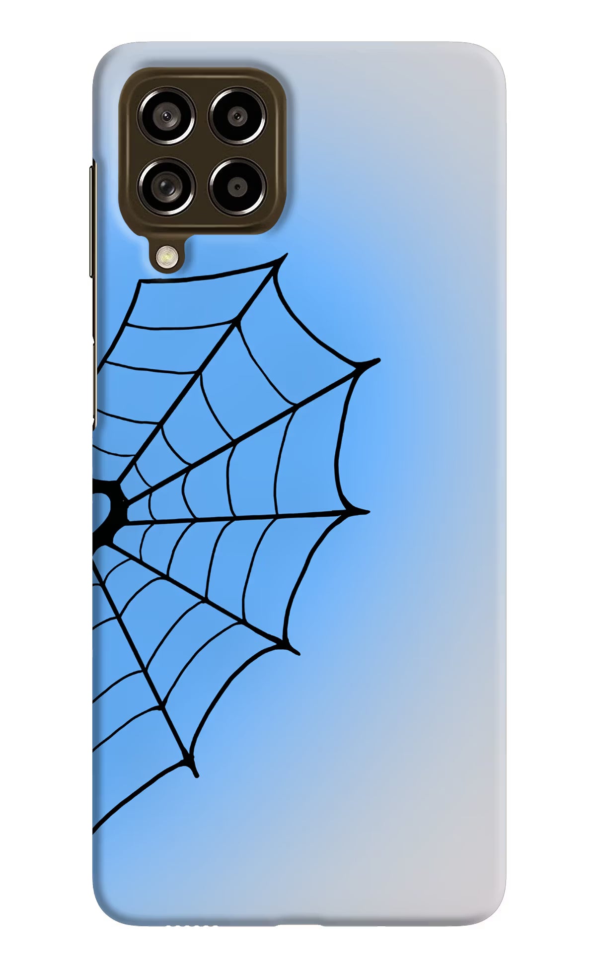 Blue Web Samsung M53 5G Back Cover - Blue Web Samsung M53 5G Back Cover Blue Web Samsung M53 5G Back Cover