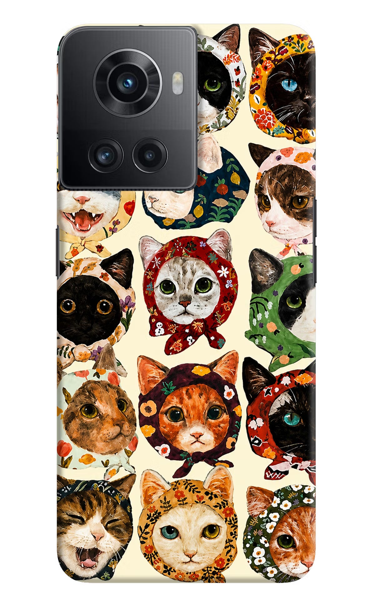 Cool Cat OnePlus 10R 5G Back Cover - Cool Cat OnePlus 10R 5G Back Cover Cool Cat OnePlus 10R 5G Back Cover