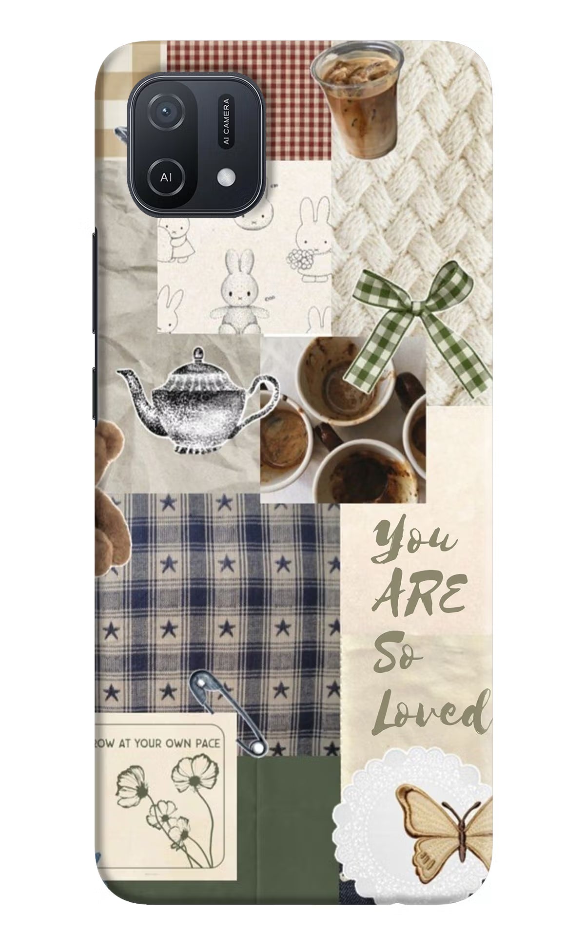 Cookie Oppo A16k/A16e Back Cover - Cookie Oppo A16k/A16e Back Cover Cookie Oppo A16k/A16e Back Cover