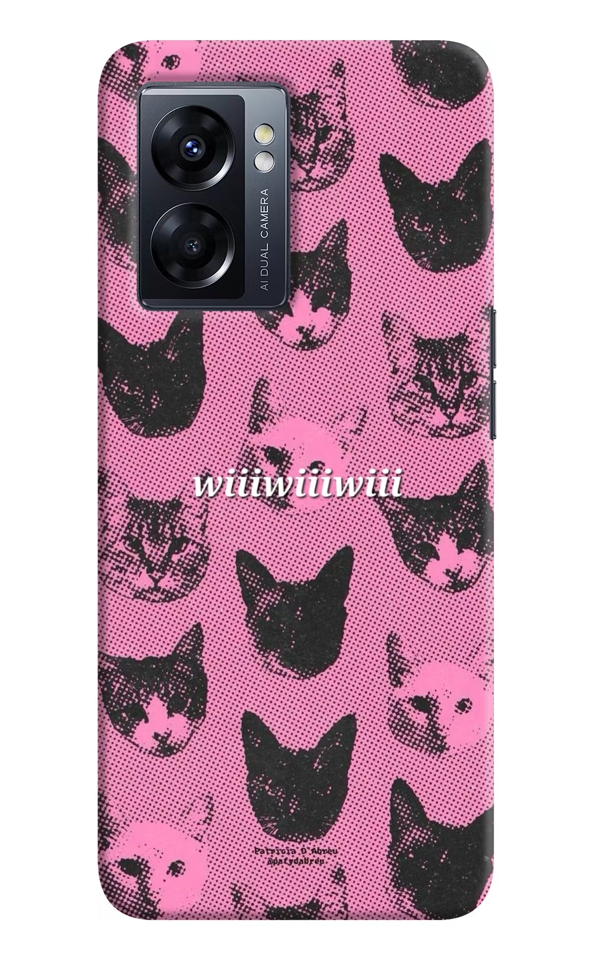Pink Cats Oppo K10 5G Back Cover - Pink Cats Oppo K10 5G Back Cover Pink Cats Oppo K10 5G Back Cover