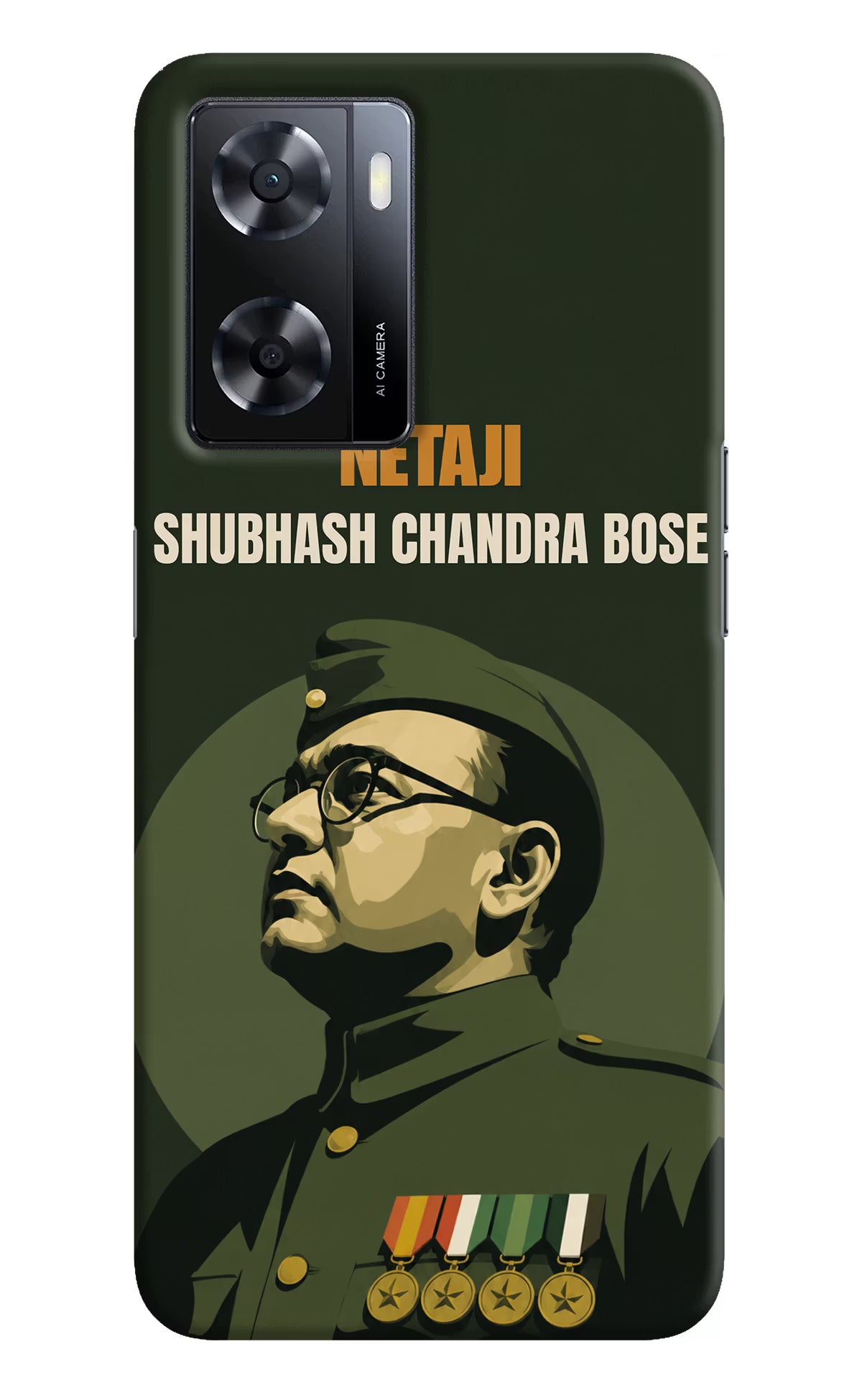 Netaji Legacy Oppo A57 2022 Back Cover - Netaji Legacy Oppo A57 2022 Back Cover Netaji Legacy Oppo A57 2022 Back Cover