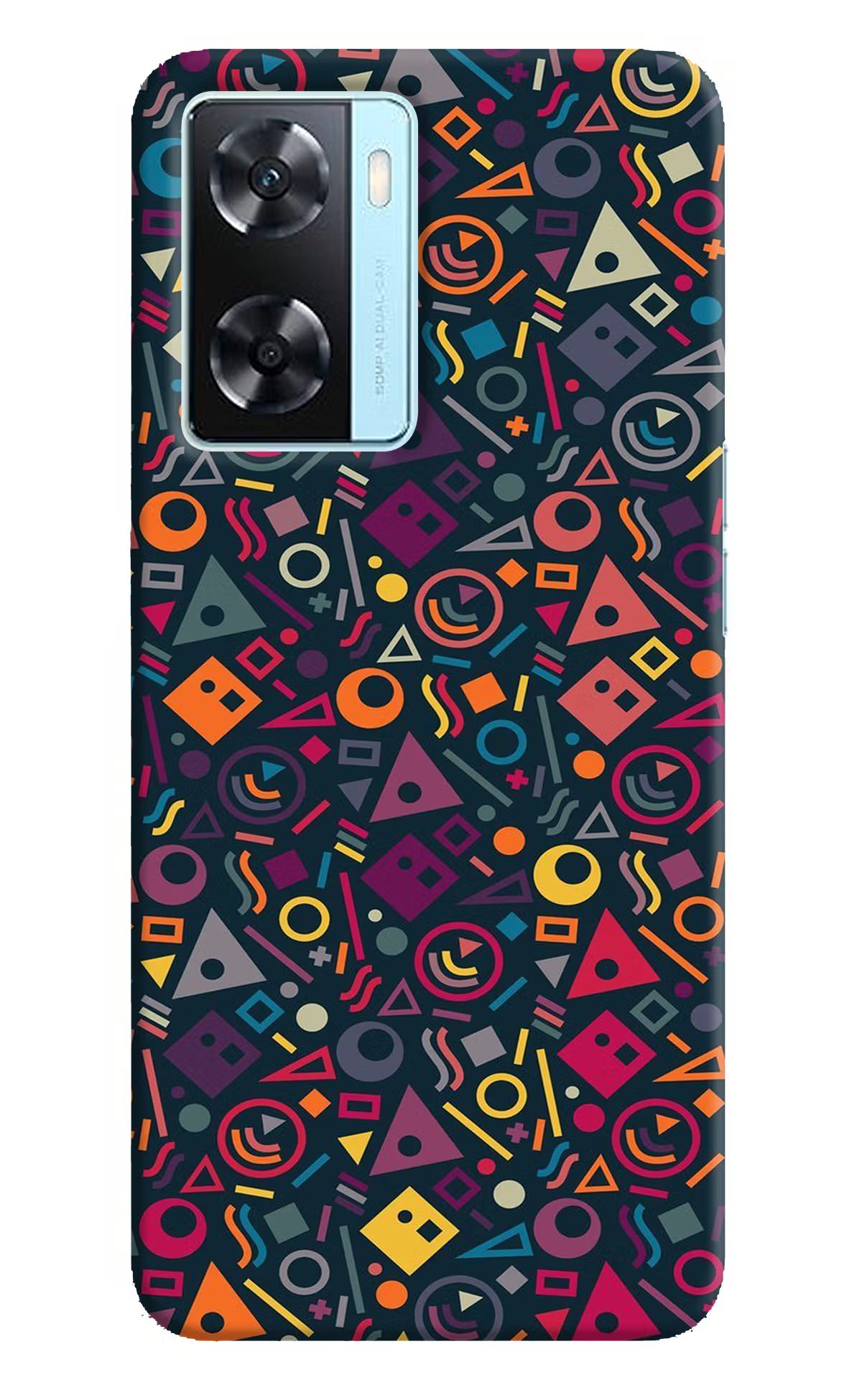 Geometric Abstract Oppo A77 2022 Back Cover - Geometric Abstract Oppo A77 2022 Back Cover Geometric Abstract Oppo A77 2022 Back Cover